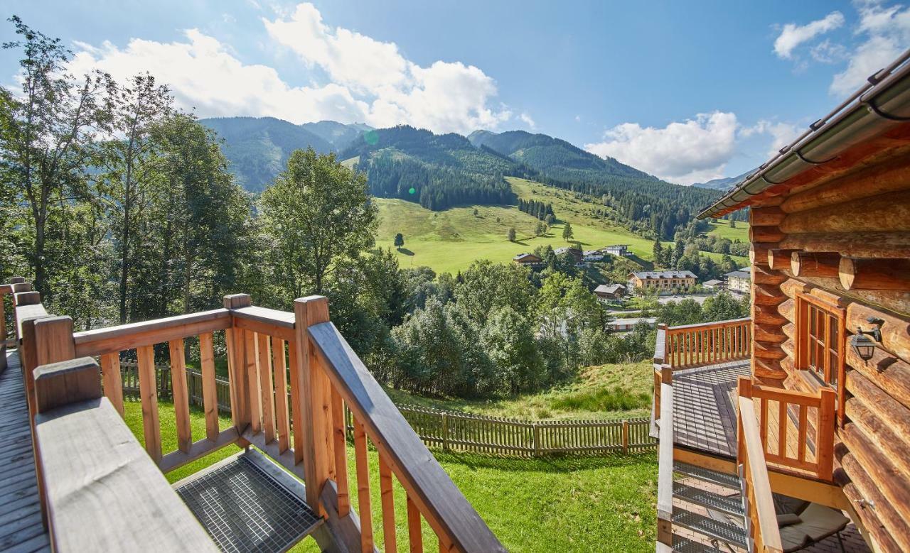 Вилла Chalets Blockhaus Saalbach By Holidayflats24 Экстерьер фото