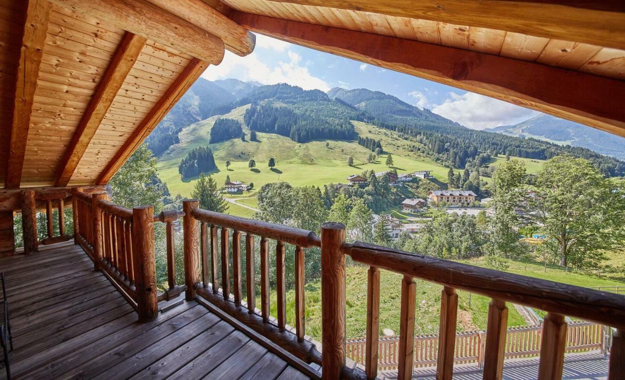 Вилла Chalets Blockhaus Saalbach By Holidayflats24 Экстерьер фото