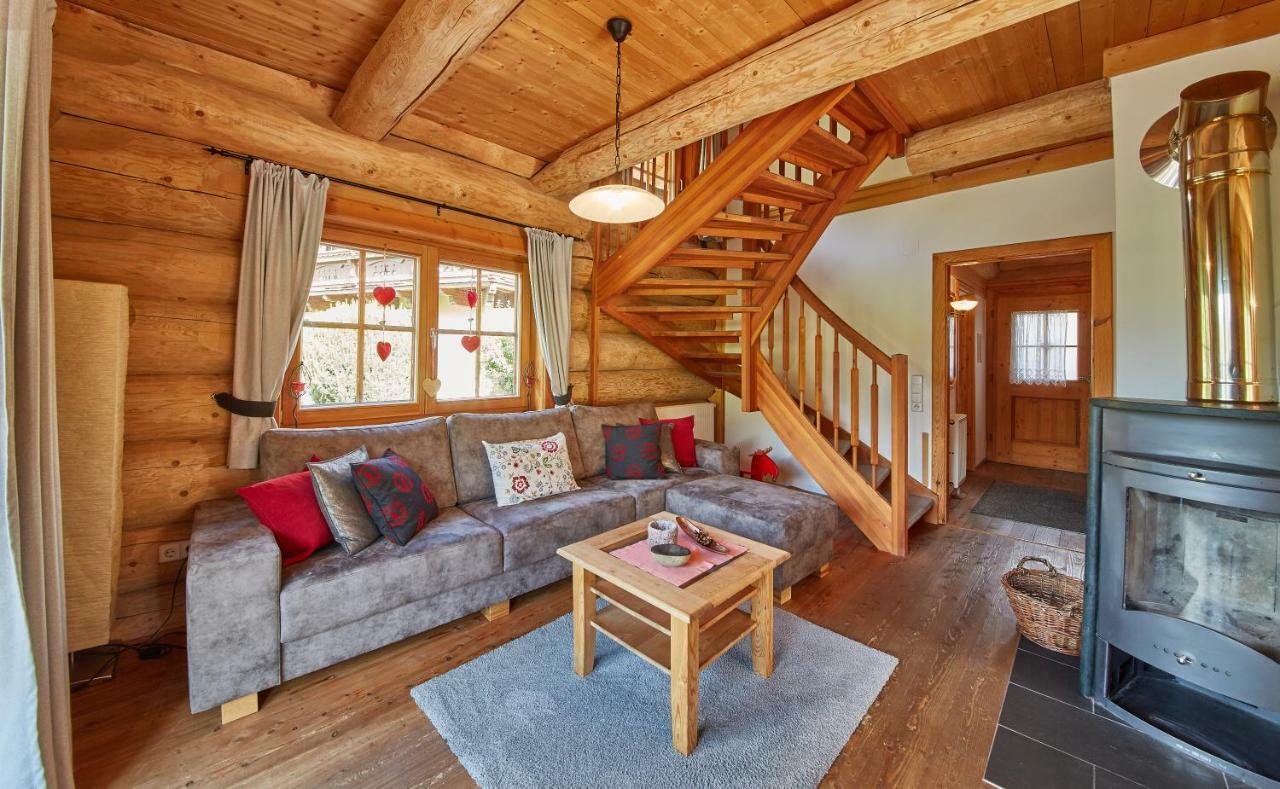 Вилла Chalets Blockhaus Saalbach By Holidayflats24 Экстерьер фото